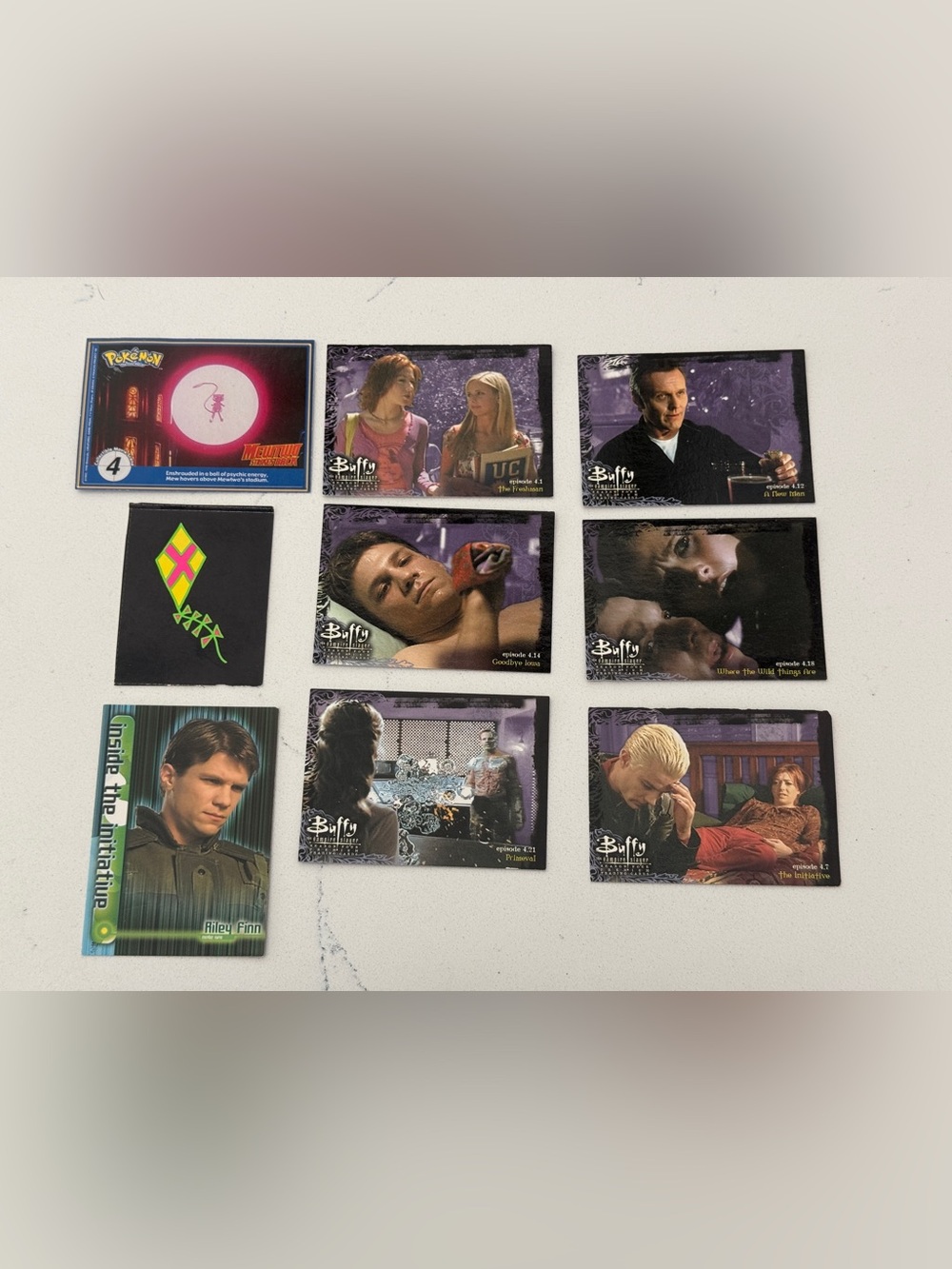 Vintage Buffy The Vampire Slayer Trading Cards Pokemon Card Lot Of 8